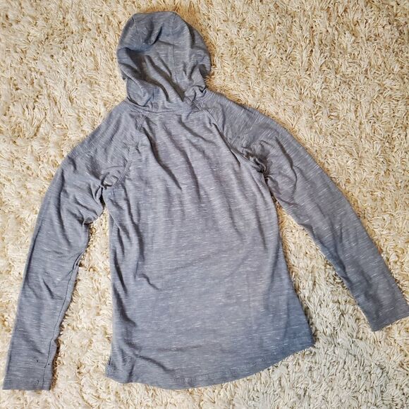 THE NORTH FACE Pullover Long Sleeve Hooded Tee - Sz. M (10-12) - Picture 6 of 6